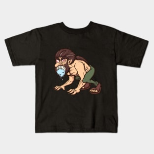 Drooling Werewolf Kids T-Shirt